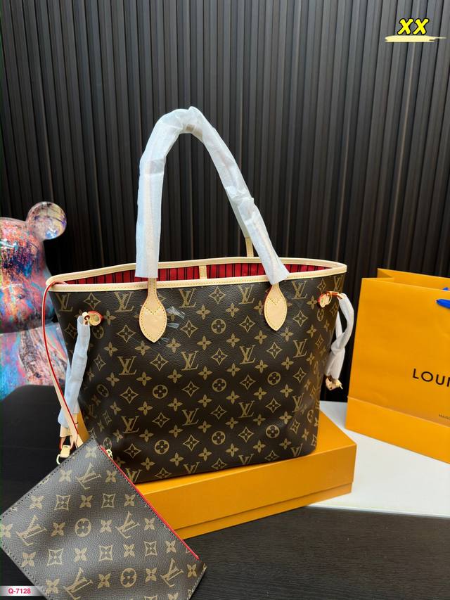 折叠盒 Size 32*28Cm Lvneverfull 中号购物袋 骨灰级产物 经典到无可复制 最最最经典畅销颜色 有质感 有味道 搭配变色皮哦 大家拿到后可