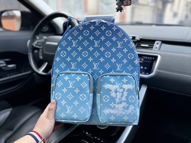 升级版 高端货 新款 Louis Vuitton 路易威登 双肩包 M45441 Louis Vuitton Multipoket Backpack包双肓包男款