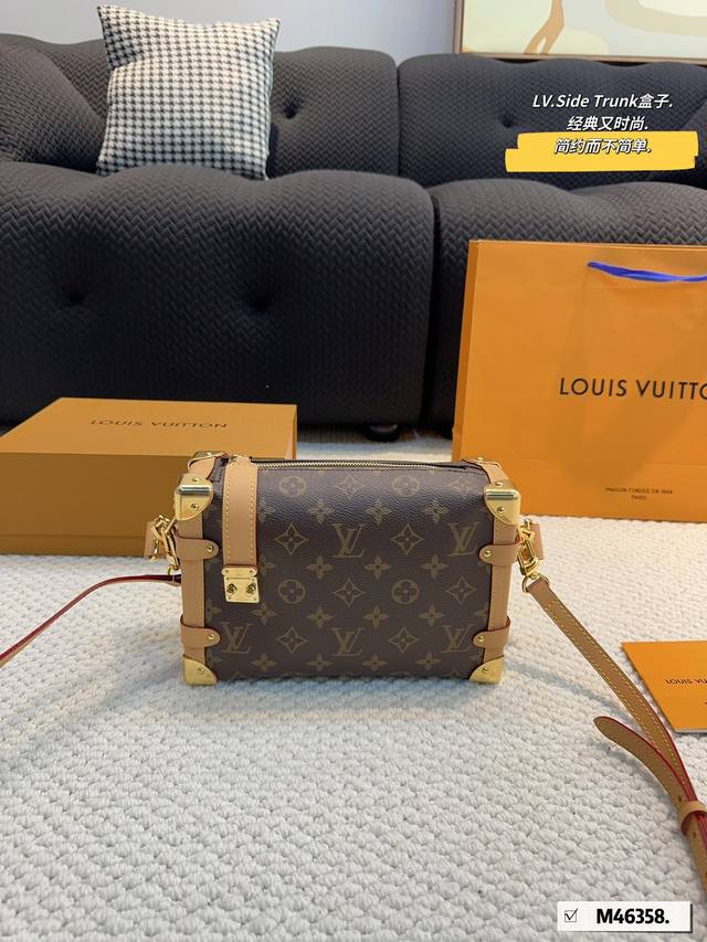 Lv 24王炸新款包trunk 谷爱凌 走秀小软箱s来了终于 超级洋气 Upupup 搜索lv 软箱子尺寸 23*7*16Cm