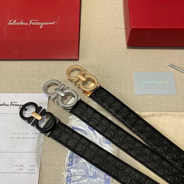 品牌：菲拉格慕ferragamo 等级：原版品质.头层牛皮 ·专柜售经典爆款开模。油边精致 电脑车线 手感柔软.实物拍摄无修饰 上身效果超好、长度可裁剪