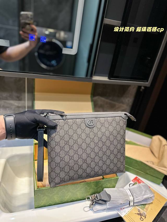 Gucci邮差包 两条肩带可搭配 尺寸29*24Cm 男女通用款