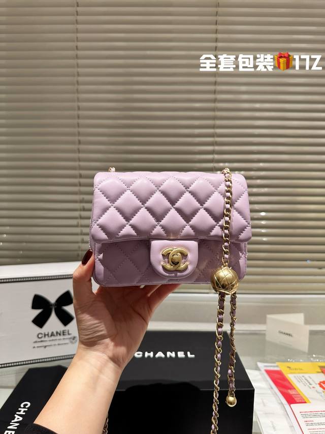 金球 小羊皮 大小同价 小羊皮香奶奶 金球方胖子 “New Arrival” 最美金球方胖子人间香奈儿 白富美小姐姐必备款 Dd