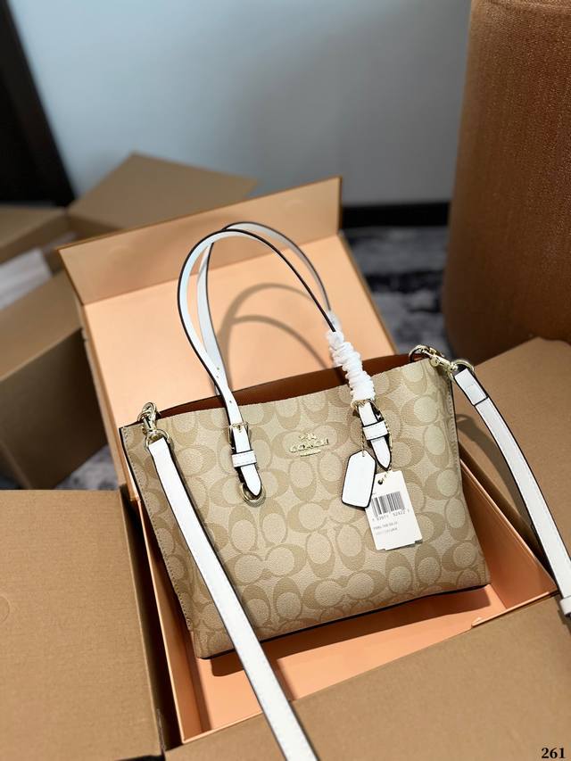 Coach Mollie25 托特包 蔻驰coach代工厂最新购物袋 出货顶级品质亮泽五金logo 炒鸡火实用的款式 多用款内衬logo时尚百搭款式 超