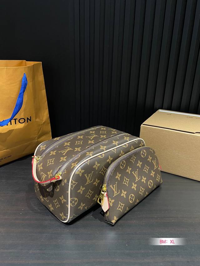 Lv新品 超级方便！ 所有化妆品统统装下… Nice化妆包 搜索 Lv 化妆包 尺寸：27*13