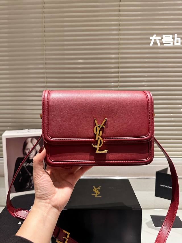 Ysl豆腐包 It Bag_必火爆款 Ysl Solferino 原厂细牙签纹box牛皮 手感及皮面的柔韧度都非常好！