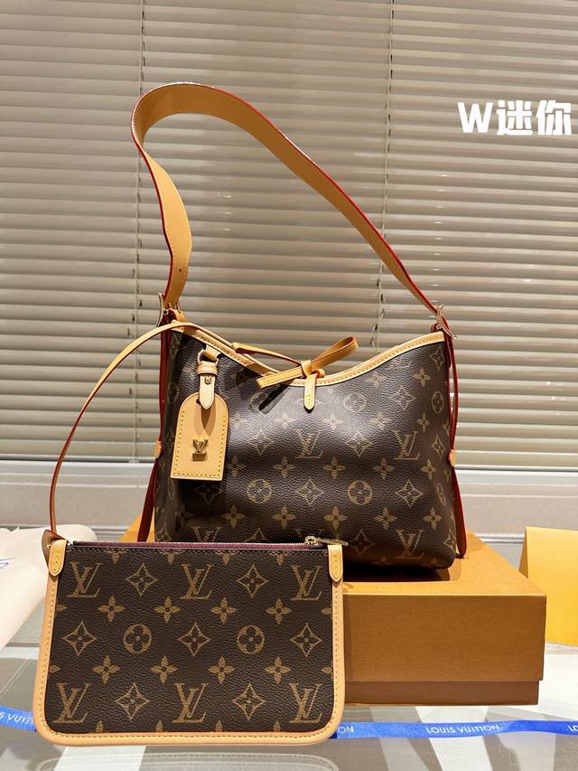 迷你号 折叠礼盒尺寸25 Lv Carryall 流浪包 经典百搭 优雅大气 上身绝美 这份质感 小仙女们值得拥有 Dd