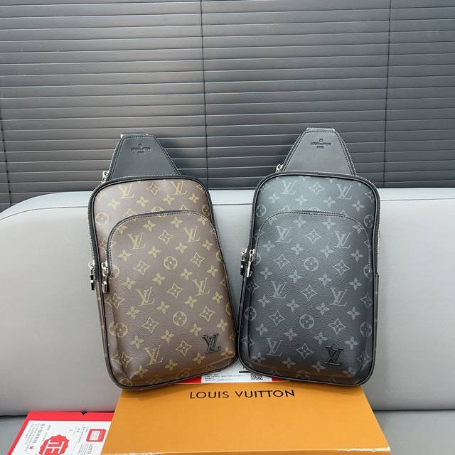 Louisvuitton 路易威登 Avenue单肩包 胸包斜挎包 经典logo搭配原厂工艺材质 休闲百搭斜挎包 采用精湛镶嵌细工，实物拍摄 原厂原版面