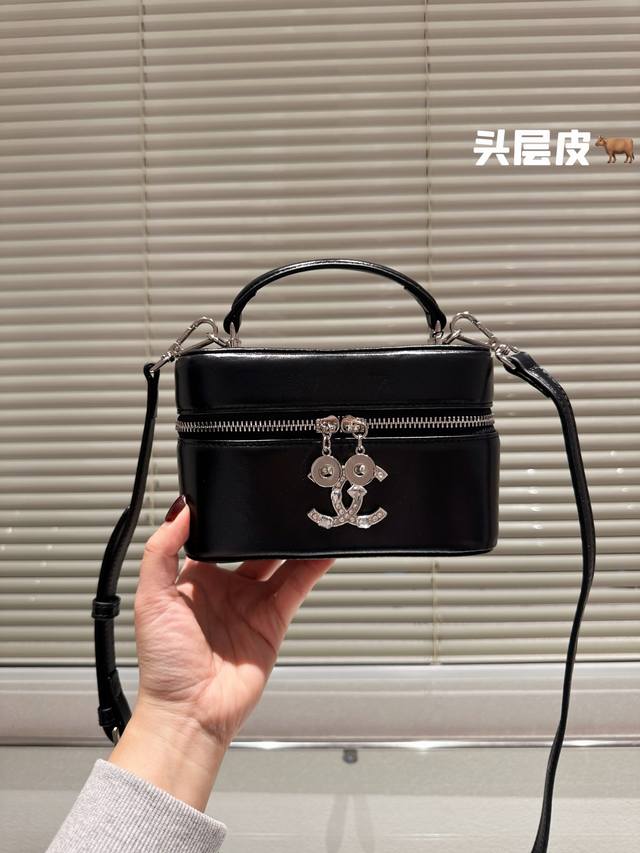 纯皮 Chanel新品 箱子系列 牛皮质地 时装/休闲 不挑衣服 尺寸18