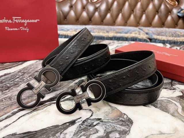 礼物礼物菲拉格慕 Ferragamo 原版ferragamo新款扣同步皮带 尺寸3.5Cm，专柜最新款花纹 头层牛皮[色][色][色]完美工艺秘秘秘秘进口原版皮