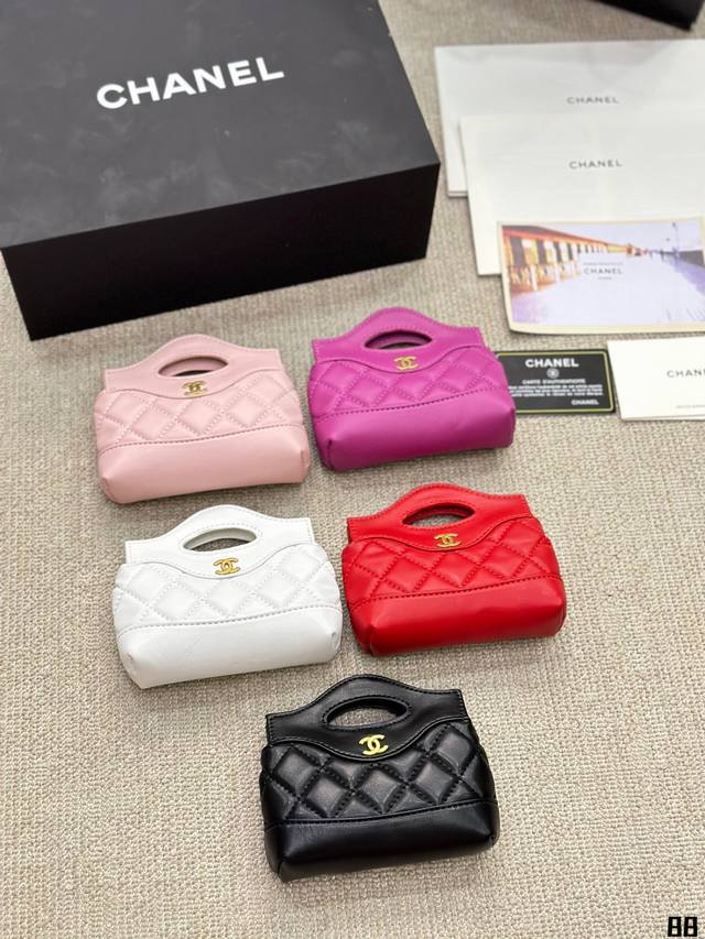 小羊皮 Chanel新品 超mini 31Bag 牛皮质地 时装 休闲 不挑衣服 尺寸13 13Cm