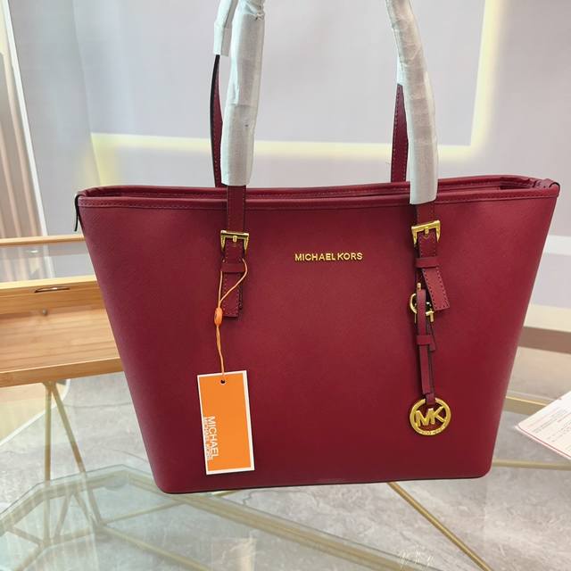 Michael Kors Mk 经典迈克高仕jetset托特包tote 大容量购物袋. T 尺寸32×27×15