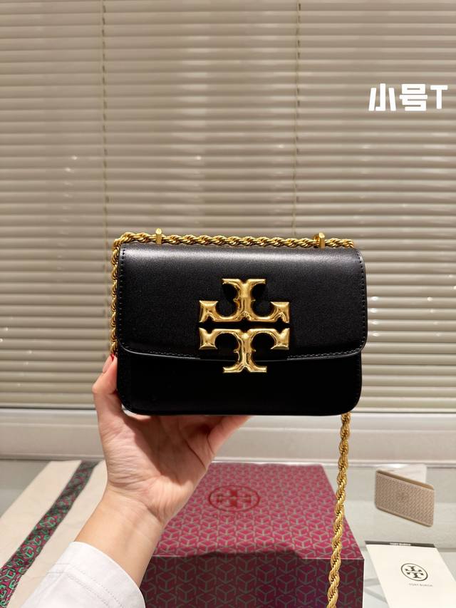 牛皮 Tory Burch 托里伯奇 大小适中.原单开模定制 五金内衬镂空logo 内带产地标进口面料手感质感超级好更耐磨！亮泽五金不褪色 单肩斜挎包时尚百搭