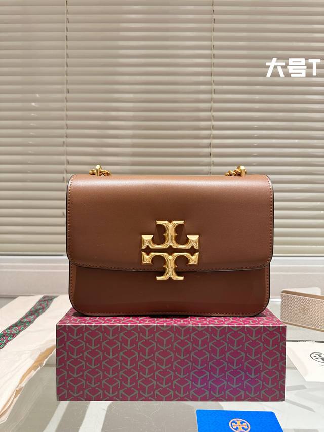 牛皮 Tory Burch 托里伯奇 大小适中.原单开模定制 五金内衬镂空logo 内带产地标进口面料手感质感超级好更耐磨！亮泽五金不褪色 单肩斜挎包时尚百搭