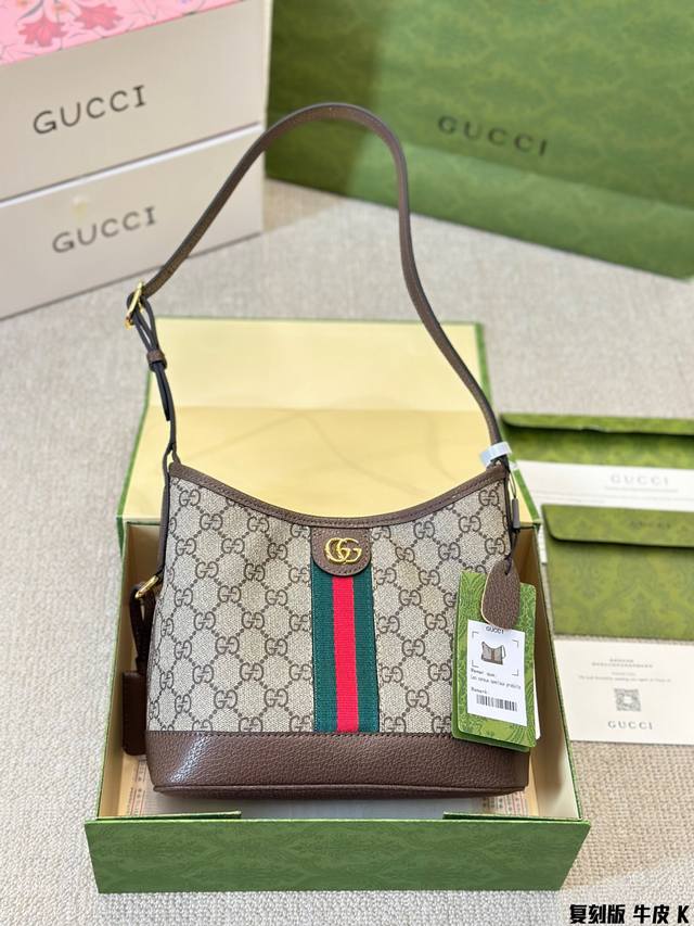 复刻版 牛皮 Gucci L New Ampivato 水桶包 New Arpivate新年新包1写就一年美好 经典 Ophidia 系列又出新设计啦~ 开口式 - 点击图像关闭