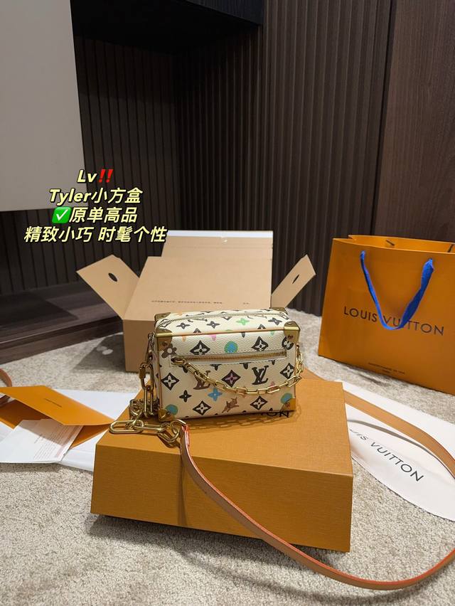 原单高品 全套包装尺寸17.12 Lv Tyler小方盒 材质耐造耐磨 设计简约 包身轻便 日常造不心疼 黑色万年长青款 上身酷！时髦！