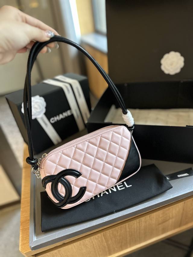 大号 折叠礼盒包装 Chanel 小香家 中古包香奈儿宝藏级 康鹏相机包对版细节 黑白拼色尺寸 25