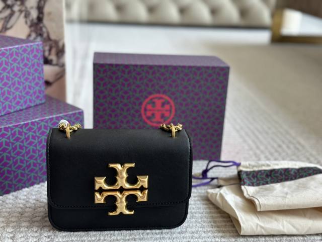 配礼盒 牛皮 Tory Burch 托里伯奇 大小适中.原单开模定制 五金内衬镂空logo 内带产地标进口面料手感质感超级好更耐磨！亮泽五金不褪色 单肩斜挎包时