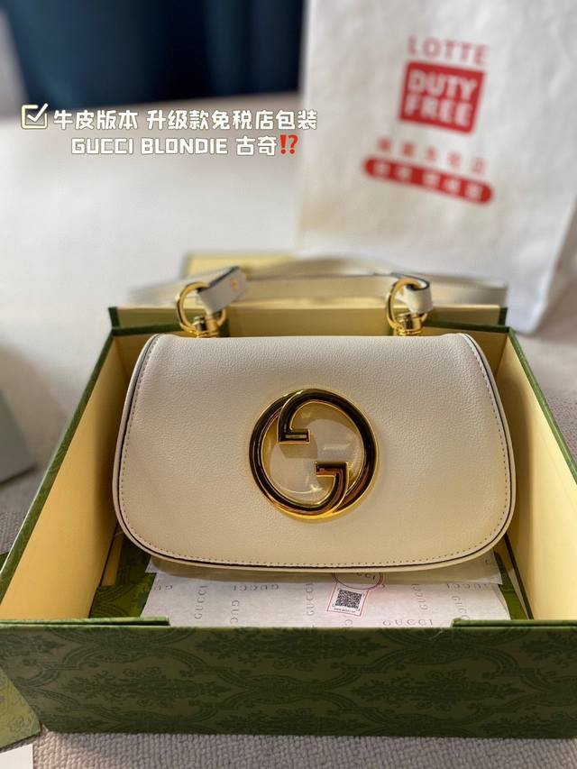 牛皮版本 升级款免税店包装 Gucci Blondie 2022 最值得入手的包包 国2022新品浪姐王紫璇同款 致敬典藏标识彰显摩登态度 +经典老花高贵又耐看 - 点击图像关闭