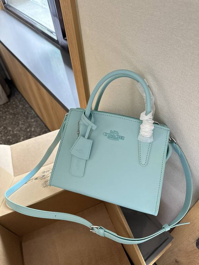 礼盒包装 蔻驰coach Andrea戴妃包 24春夏新品 好看的造型，简约大气不失典雅和时尚的外观风格 轻松驾驭多种场合和搭配风格 经典戴妃包款式更是紧跟流行