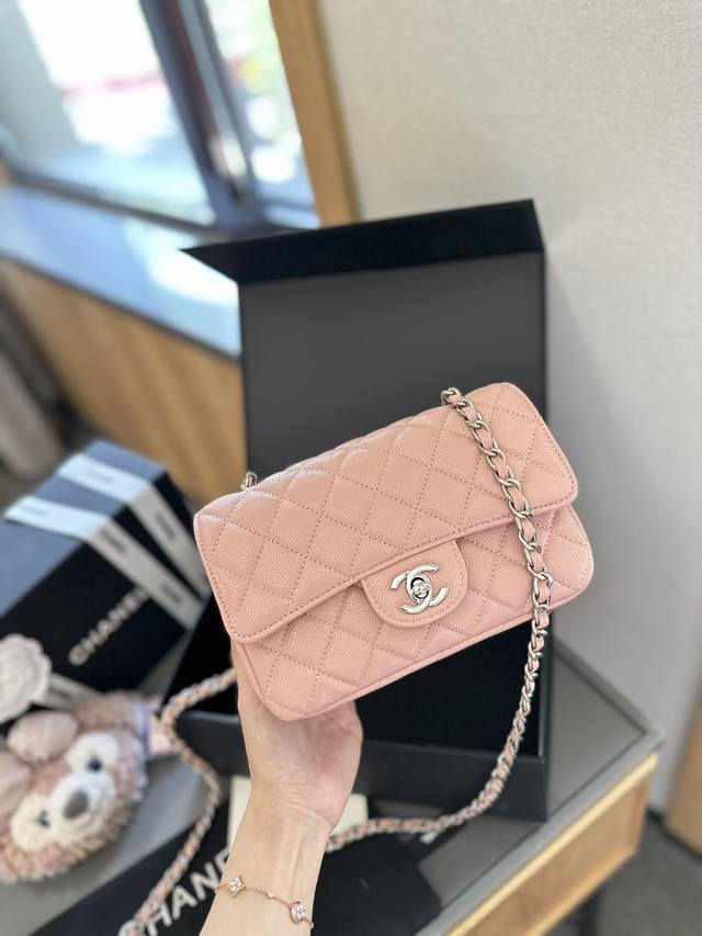 牛皮 折叠礼盒包装chanel鱼子酱大mini方胖子 “New Arrival”最美方胖子人间香奈儿白富美小姐姐必备款■单独夸最让人挪不开眼就是太高级~今年的新