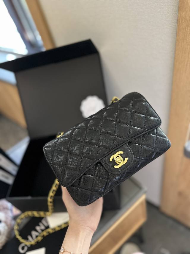 牛皮 折叠礼盒包装chanel鱼子酱大mini方胖子 “New Arrival”最美方胖子人间香奈儿白富美小姐姐必备款■单独夸最让人挪不开眼就是太高级~今年的新