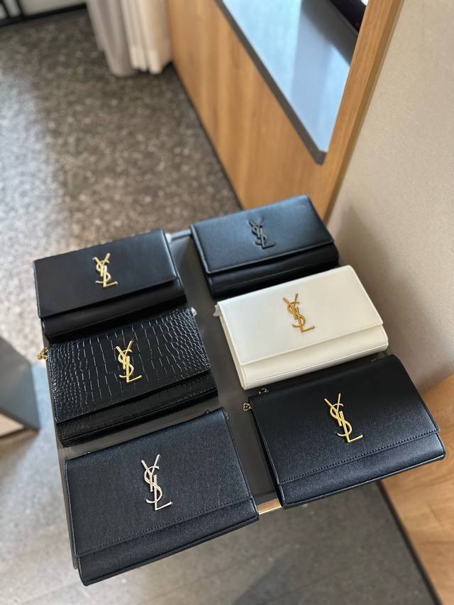 礼盒包装ysl Kate圣罗兰王子文同款 Woc 链条包 圣罗兰 Ysl 专柜最新同步款，来自最新一季的绝妙设计，经典的monogram Logo点缀，超大容量