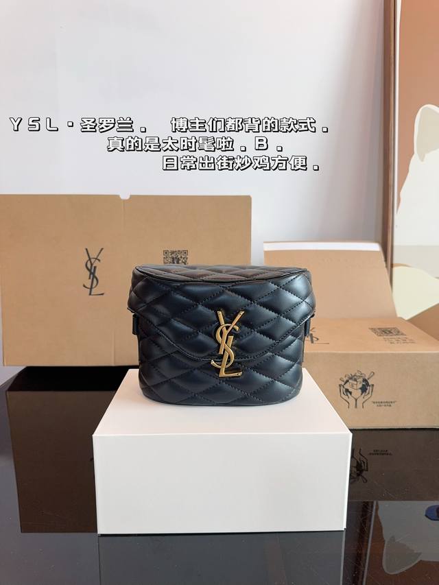 配礼盒.圣罗兰ysl Mini Box盒子包质感爆棚的美上身真的太太太有质感啦日常逛街不要太吸晴尺寸：19*7*14Cm