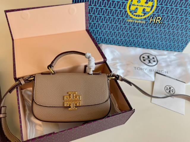 折叠盒 Size：18×10Tb Tory Burch 斜挎包托里伯奇britten配有肩带斜挎可手提自动清容量大风格非常简约 四季百搭款~