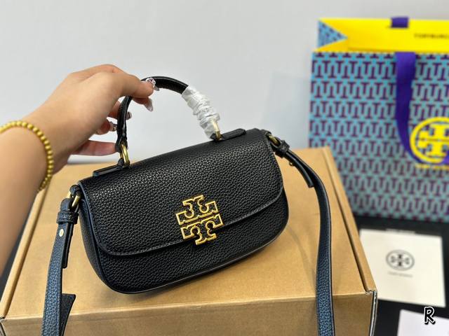 折叠盒tb Britten迷你小斜挎包，Tory Burch Mini Tophandle可爱又不废的小包包，可手提克斜背，长肩带可以取掉，手机纸巾口红均放得下