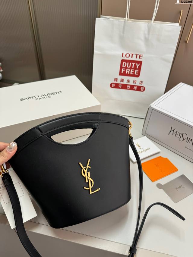 Ysl 圣罗兰菜篮子中古包也有很可爱的时候不想背大包 小包就最实用的l-223A尺寸17.10.207折叠盒飞机盒