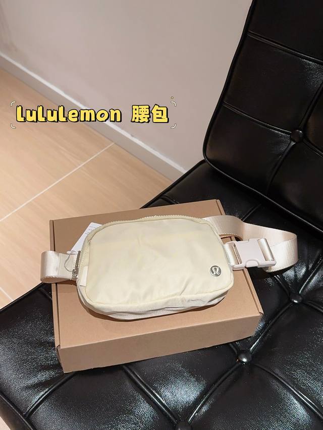 无盒lululemon 露露乐蒙everywhere 男女斜挎休闲相机包多功能多用瑜伽腰包胸包斜挎包尺寸18×12×4