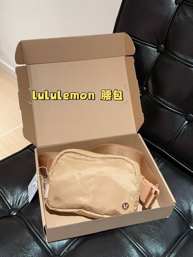 无盒lululemon 露露乐蒙everywhere 男女斜挎休闲相机包多功能多用瑜伽腰包胸包斜挎包尺寸18×12×4