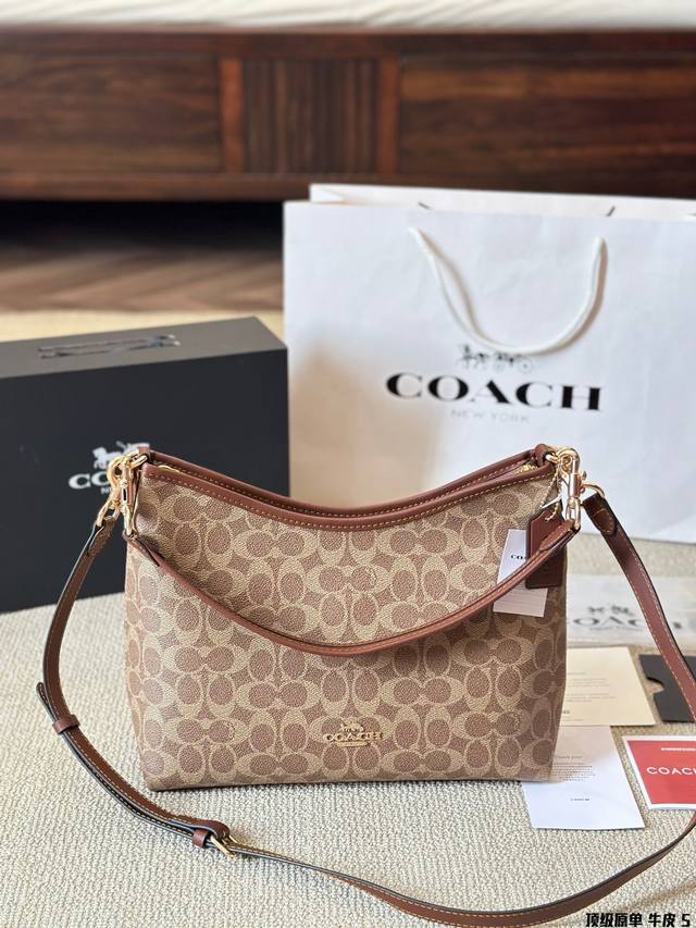 顶级原单牛皮 Coach 新品！Laurel 流浪包 蔻驰经典的月亮包，比腋下包容量要大一点 尺寸28 25Cm