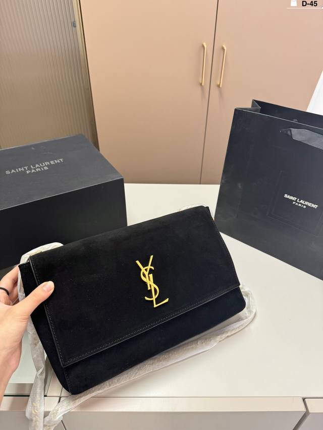 圣罗兰ysl 双面 Kate Saint Laurent双面kate软包可预定啦！复古链条高级感十足不同材质诠释多样风格双面问玩转高街风 D-45尺寸28.4.