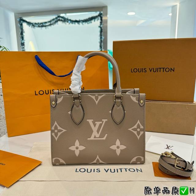 全套包装 Size：25*19Cm 质量超好 懂货来 夏日限定！ Lvonthego 系列选哪一个呢？ 搜索 L家 Onthego购物袋