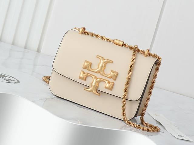 原单质量 全皮系列，新品注意细节 Tory Burch Eleanor Samll Convertible Shouldet Bag新款豆腐包，经典box包型，