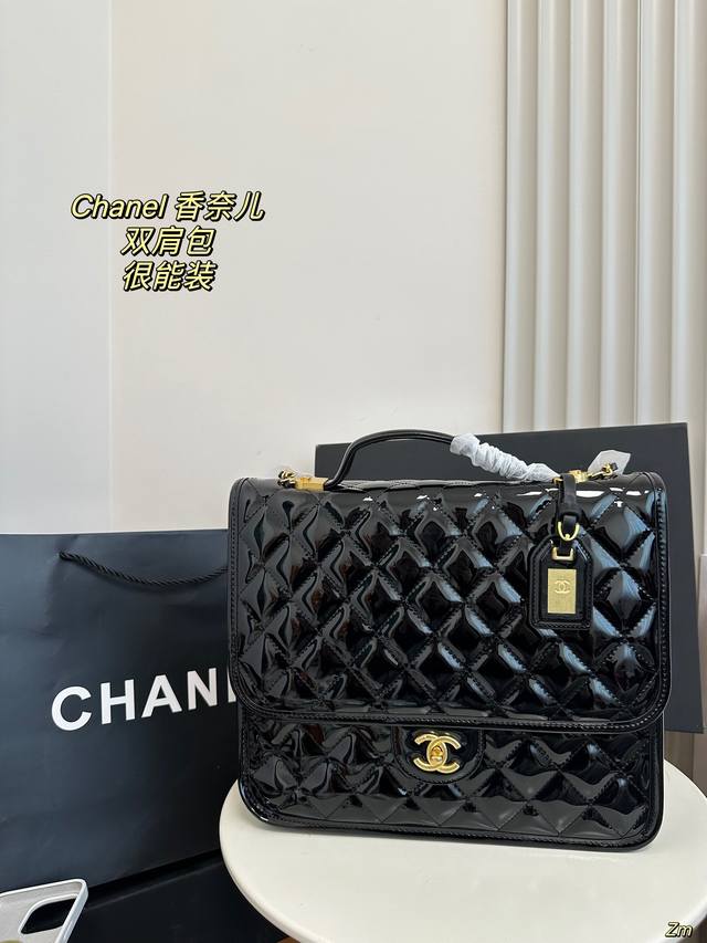 折叠盒 Chanel香奈儿 双肩包 这个书包真的是太太太好看了 尺寸30.10.25