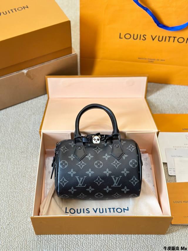 牛皮版本 Lv Speedy 18枕头包 Lv 新款系列 City Keepal手袋,全网首发 Lv Speedy Nano 枕头包这款retiro 手袋以标志