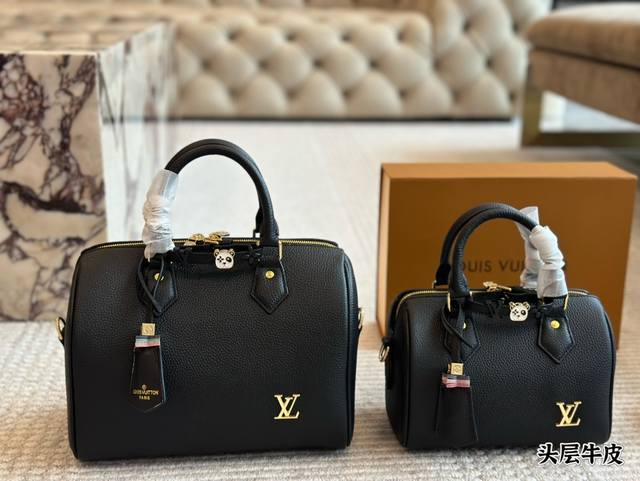 原版牛皮 Lv Speedy 枕头包 无论版型 内里和专柜毫无差别 真正原版复刻 内里可拆卸 火遍全球的爆款机场大包 机车女神包 明星同款 贵气而充满活力的品牌