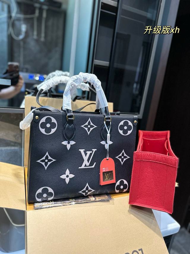 折叠飞机礼盒 Lv 爆款购物袋 丛林系列 购物袋 Mini Onthego 购物或周末出游 拎起 Onthego 手袋即刻出发 Lv 新款 购物袋大花新料拼色