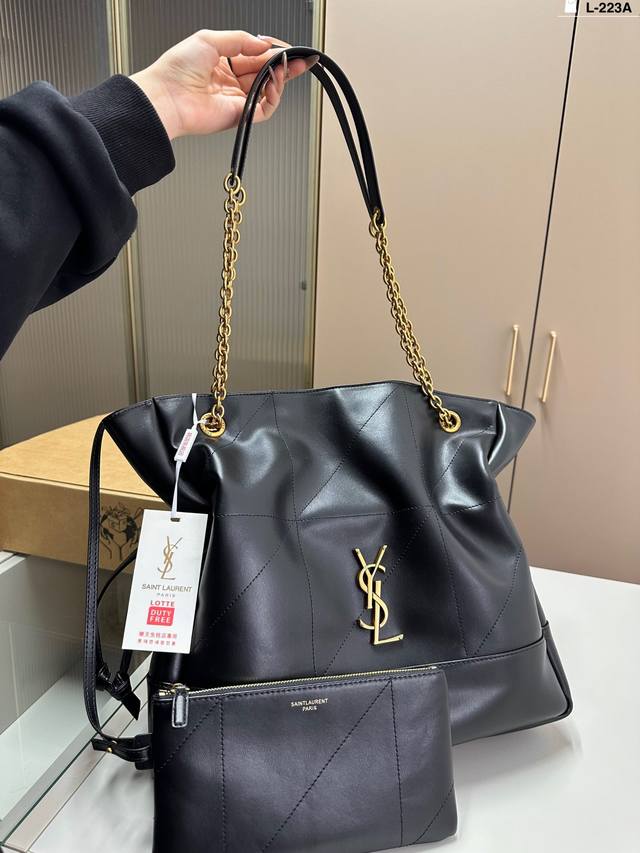 Ysl圣罗兰jamie托特包 Saint Laurent 爆款包 Jamie 皮质细腻韧性强 L-223A尺寸33.8.33飞机盒