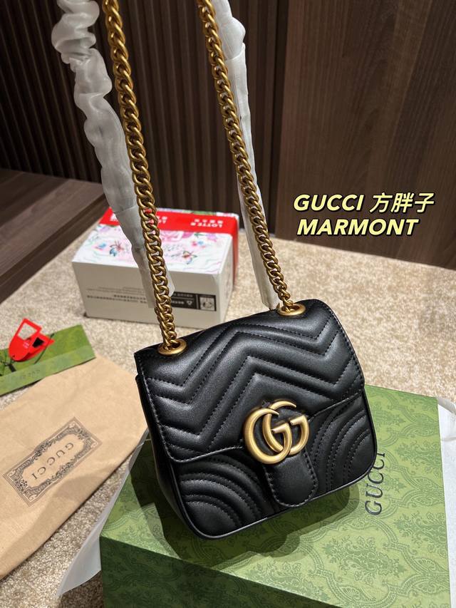 飞机盒尺寸18.14 酷奇方胖子marmont 时尚 上身绝美 这份质感 小仙女们值得拥有