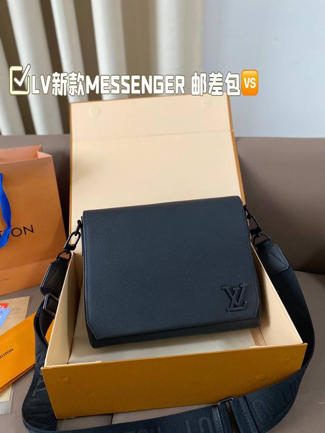 纯皮.配礼盒 Lv路易威登 2024限量新款messenger 邮差包 男包 新款messenger 出自男装艺术总监kim Jones之手的新款messeng