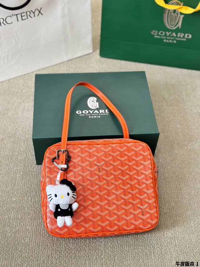 牛皮版本 Goyard 全新款 被杨幂带火好的goyard中古吐司包 杨幂带货带得直接飞起兴 小号贼可爱～Vintage 小吐司 还差个小配件，大家有同款的吗？