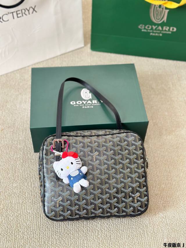 牛皮版本 Goyard 全新款 被杨幂带火好的goyard中古吐司包 杨幂带货带得直接飞起兴 小号贼可爱～Vintage 小吐司 还差个小配件，大家有同款的吗？