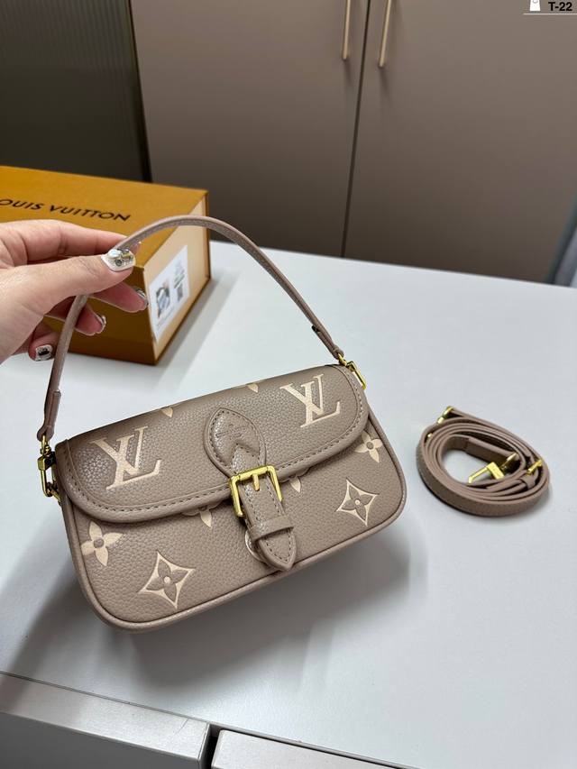 Lv 路易威登 Mini Diane迷你法棍包 T-22尺寸20.7.10折叠盒