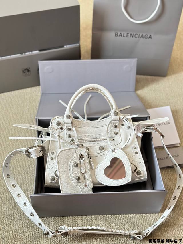 顶级原单 纯牛皮 巴黎 世家机车包belanciaga Mini City #巴黎世家balenciaga 巴黎世家机车包belanciaga Mini Cit