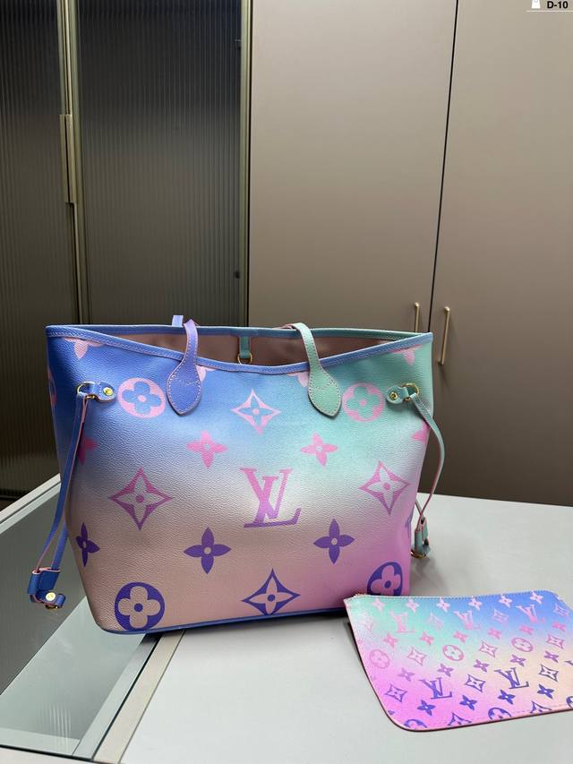 Lv购物袋neverfull 优雅流畅 气场十足 购物袋 时髦又精致 颜值天花板 D-10尺寸33.15.28