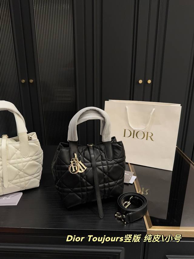 纯皮小号 折叠盒尺寸17.18 迪奥Dior Toujours托特包 竖版系列