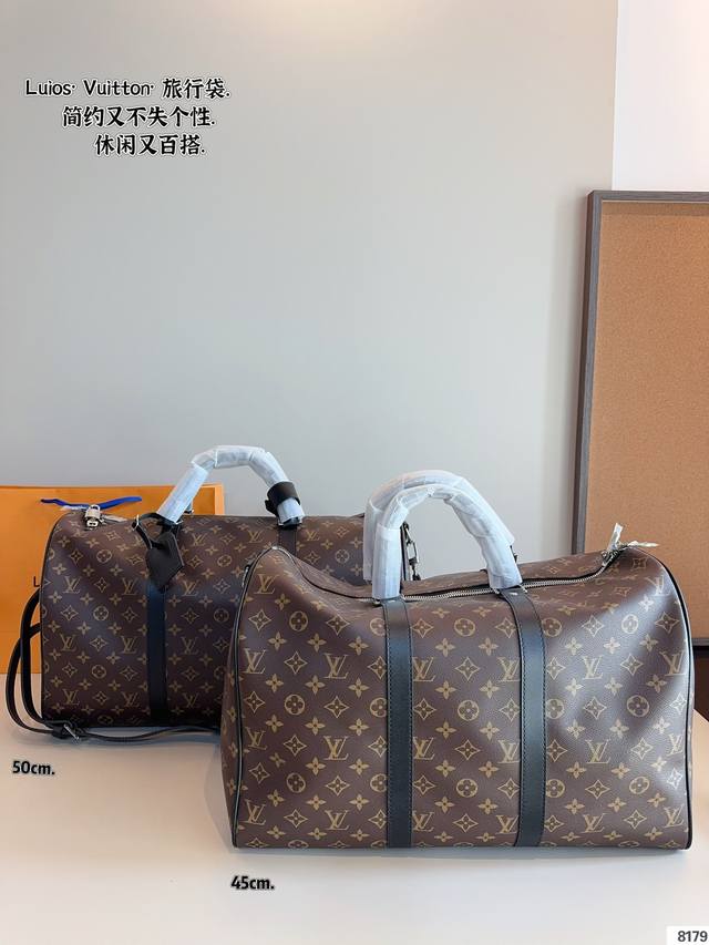 Lv 路易威登联名款Keepall 斜跨包旅行包 一只帅气能装的旅行袋 时尚爆发款火热来袭 经典设计大气可观男女通用款 包包采用原版皮质 超级厚实 耐磨 耐用原